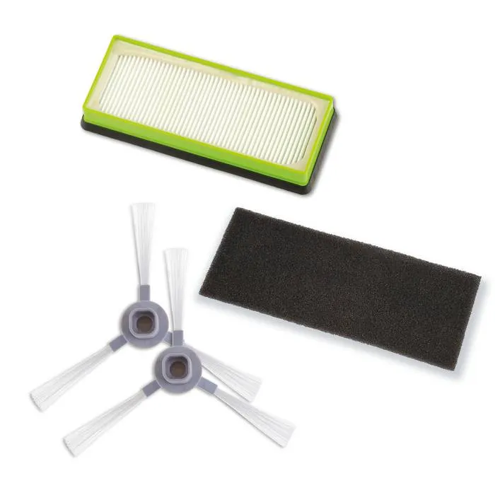 Ensemble de filtres et brosses latérales pour robot aspirateur Rowenta X-Plorer ZR177002