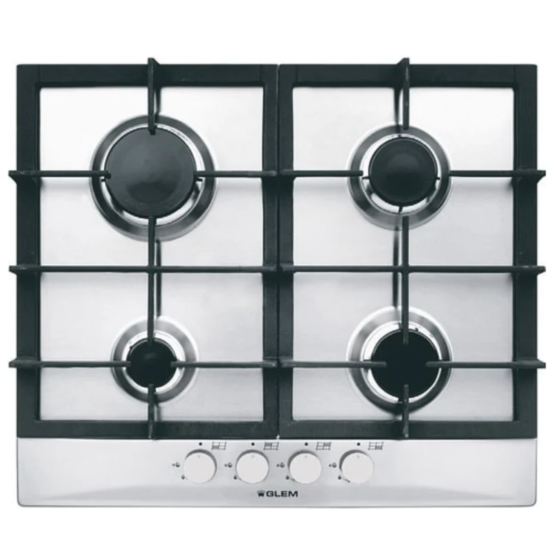 Table de cuisson gaz Glem GT64HIX