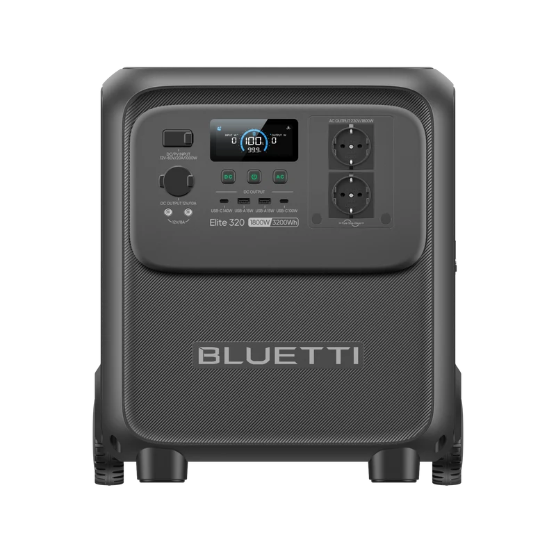 BLUETTI Elite 320 Station d’alimentation portable | 1.800W 3.200Wh