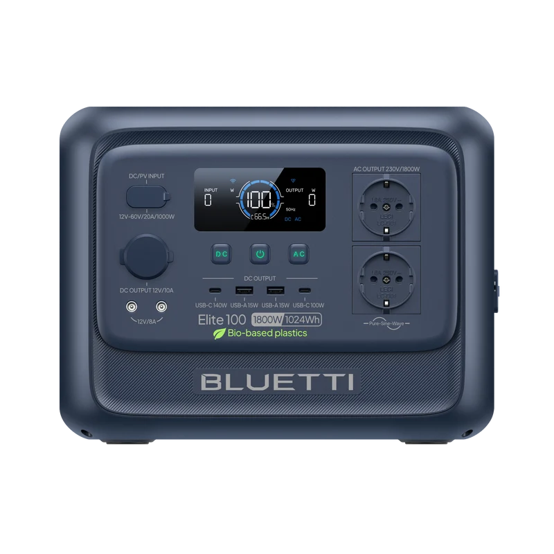 Elite 100 V2 Bio-Based | 1 024 Wh, 1 800 W Station électrique portable