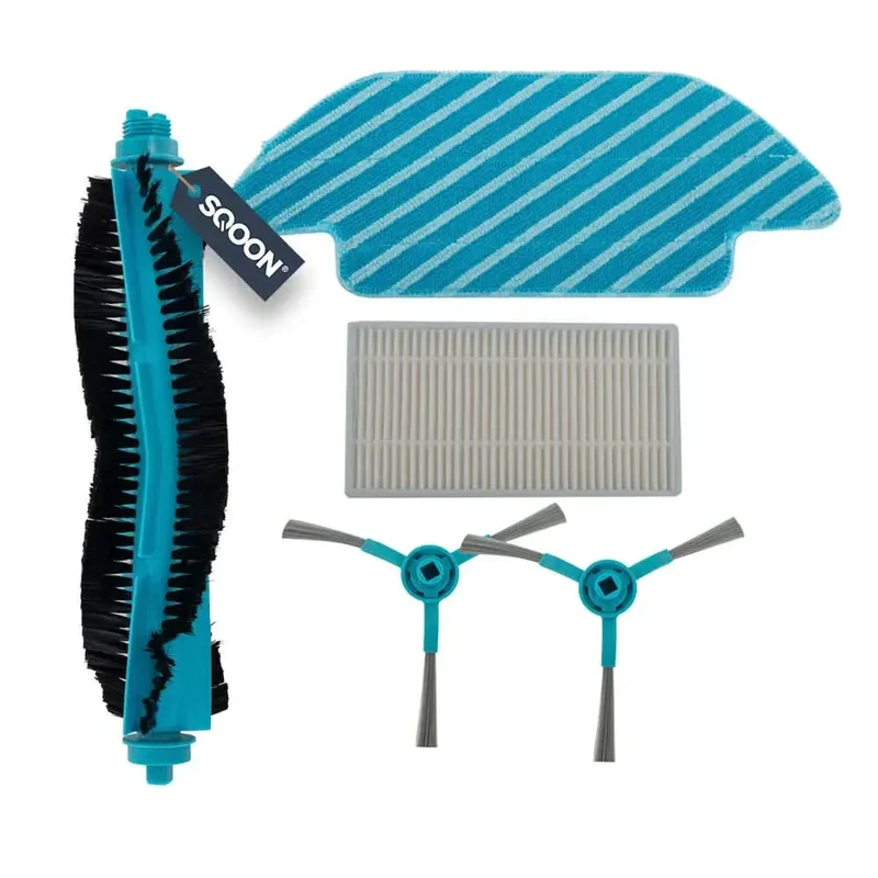 Kit d'entretien pour robot aspirateur Cecotec Conga 4090, 4490, 4690, 5090, 5490, 6090 et 7090 5 pièces S0912