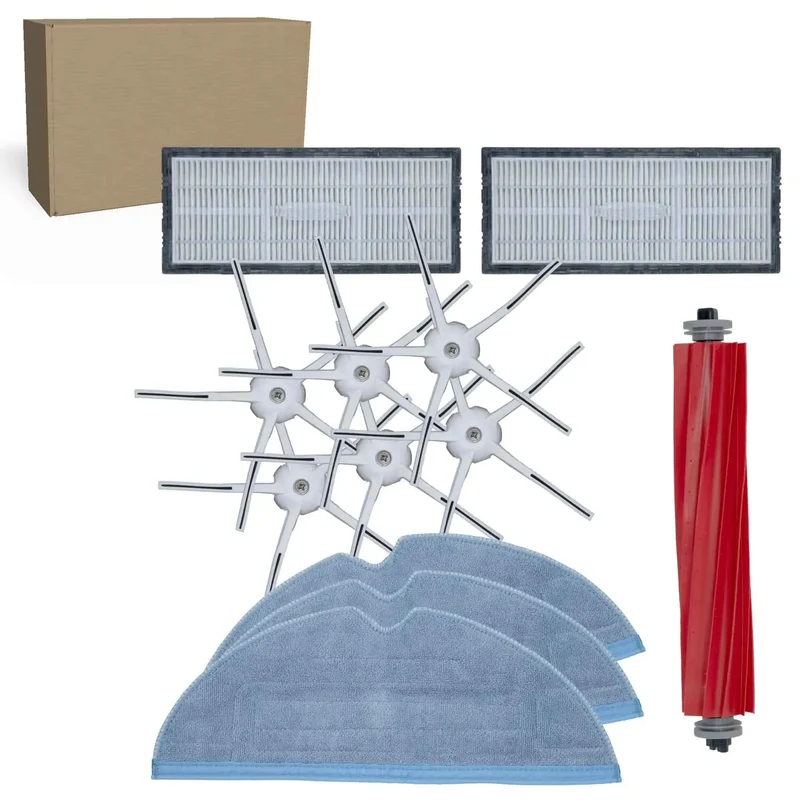 Kit de maintenance pour robot aspirateur Roborock S7, S7+, S7 Max, S7 MaxV, S7 Pro Ultra, T7, T7+ et T7S 12 pièces R0524