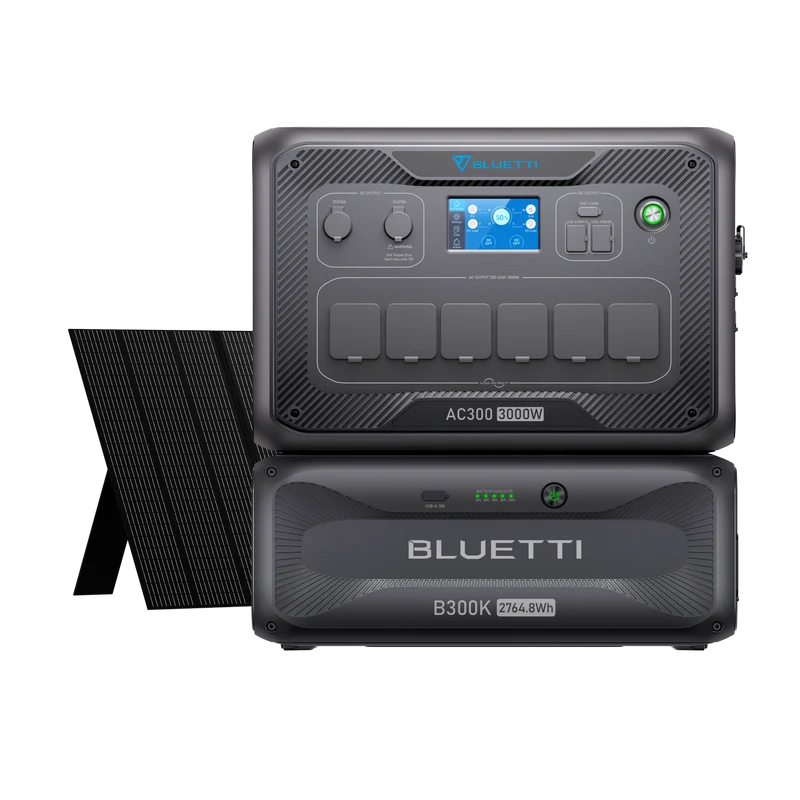 BLUETTI AC300 + B300K + 350W | 350 W Kit générateur solaire