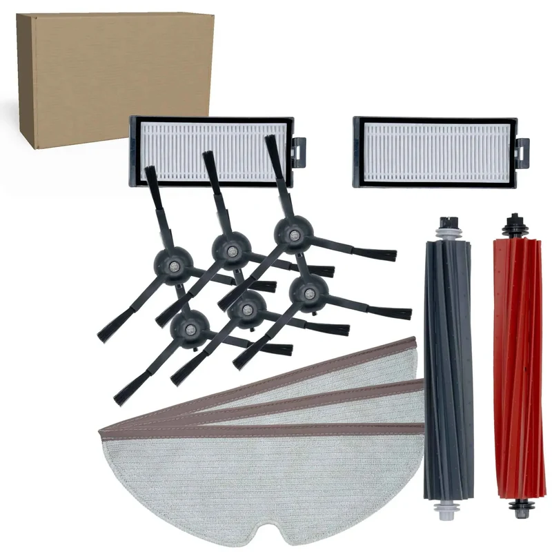 Kit d'entretien robot aspirateur Roborock Q5 Pro, Q5 Pro+, Q8 Max et Q8 Max+ 12 pièces R0502