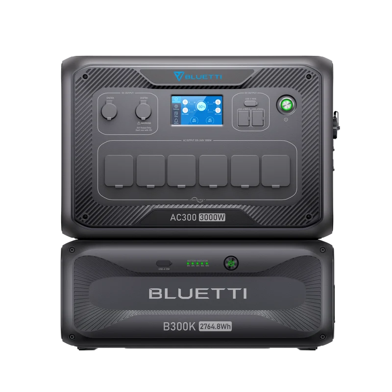 BLUETTI AC300 + B300K Batterie de secours domestique | 3 000 W, 2 764,8 Wh