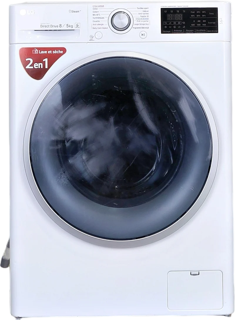Lave-linge Sechant 8 kg Reconditionné LG F854J61WRS