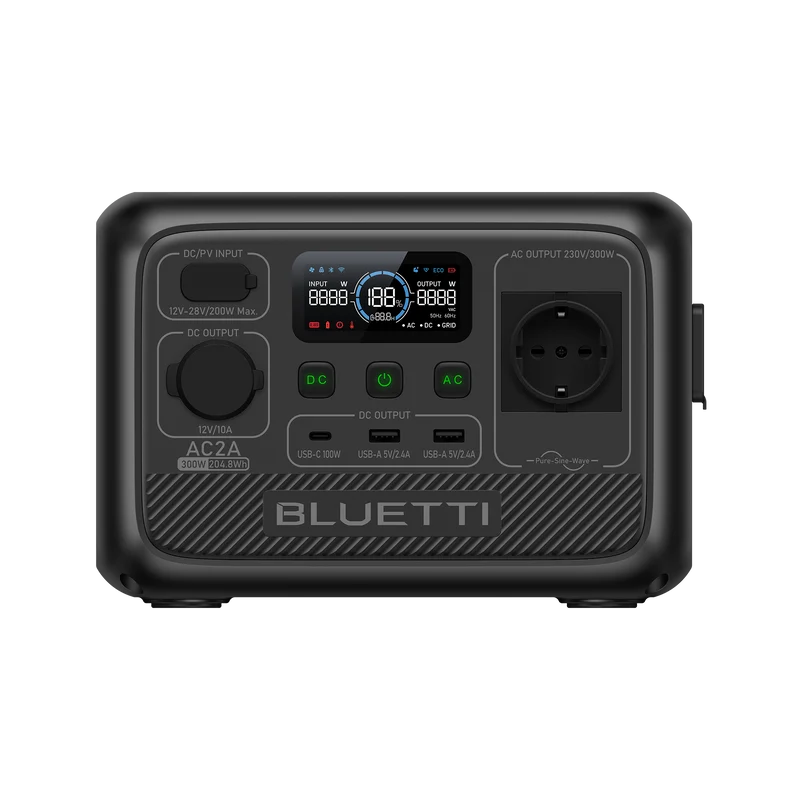 BLUETTI AC2A Station électrique portable | 300 W, 204,8 Wh