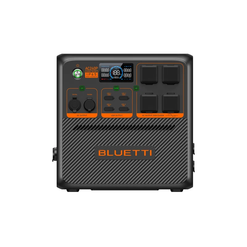 BLUETTI AC240P Station électrique portable | 2 400 W / 1 843 Wh