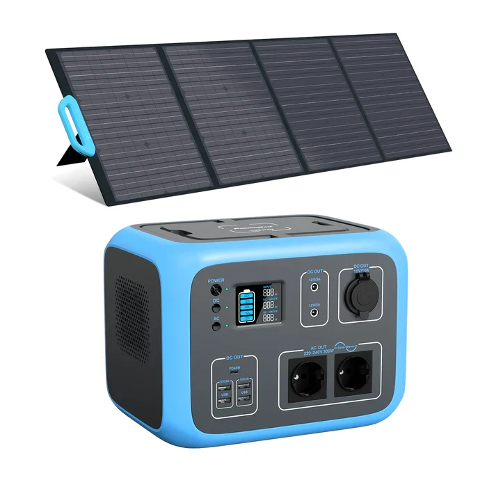 BLUETTI AC50S +PV120 Groupe électrogène solaire
