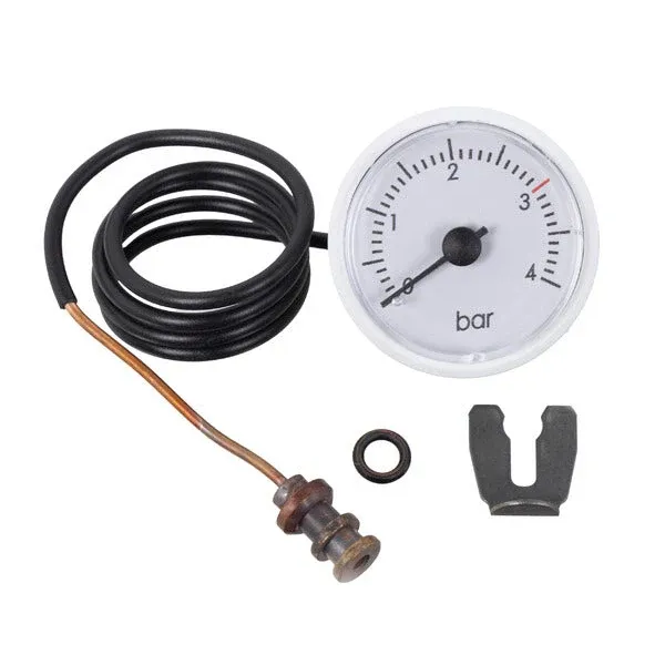 Manomètre pour chaudière Ariston 65104234 compatible avec les modèles Clas Premium Evo