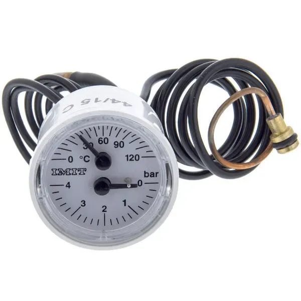 Thermomètre manométrique pour chaudière Sime 6217006 format zip 4BF