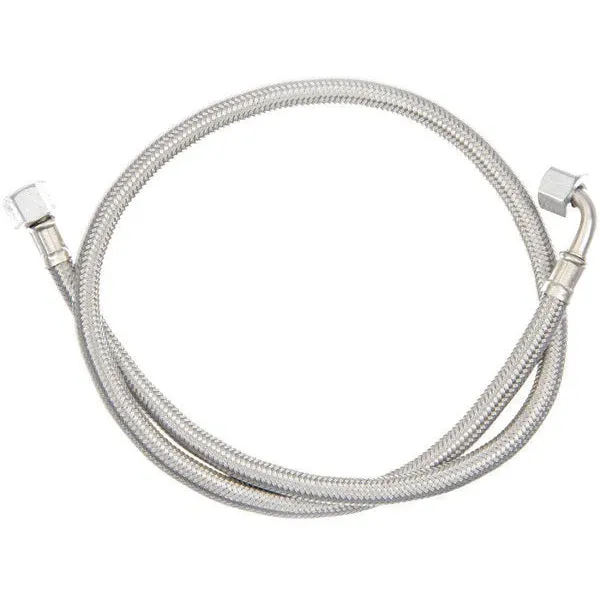 Latiguillo gasoil 1/4'' h x 1/4'' h 90º 850 mm pour chaudière Domusa CQUE000012