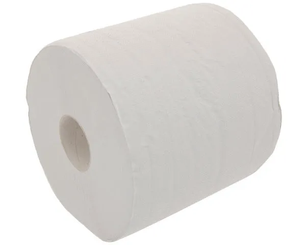 Rouleau de papier d'essuyage 2x300m blanc