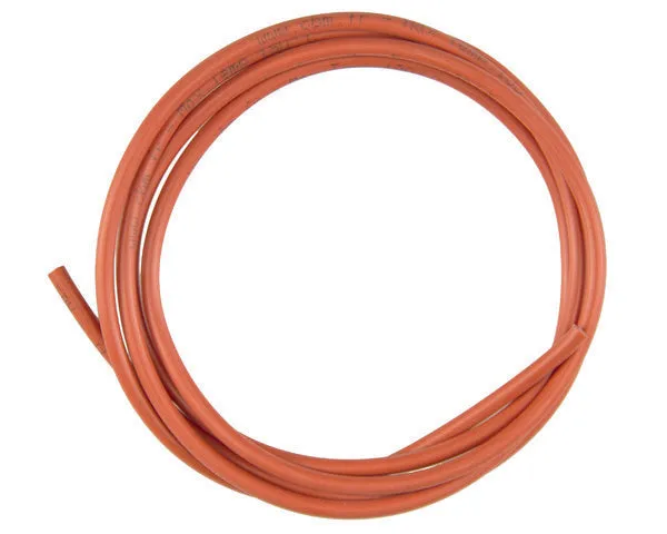 Câble en caoutchouc silicone rouge ø4mm 1 mètre