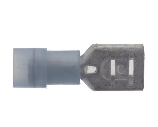Cosse femelle 6,3 mm avec protecteur et connexion par pression