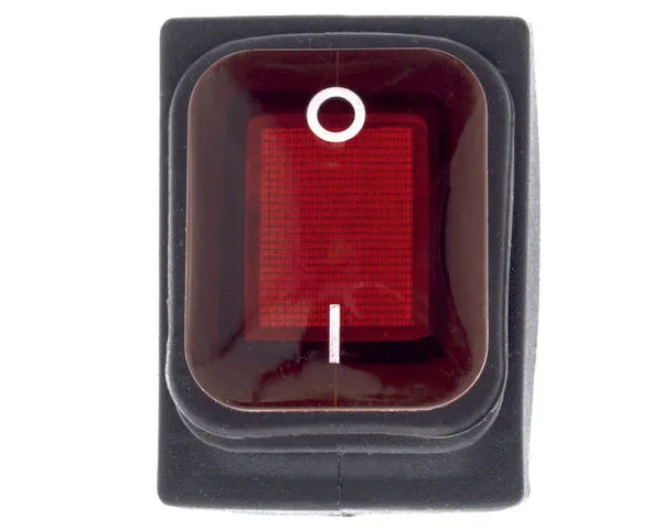 Interrupteur bipolaire 1t avec témoin rouge
