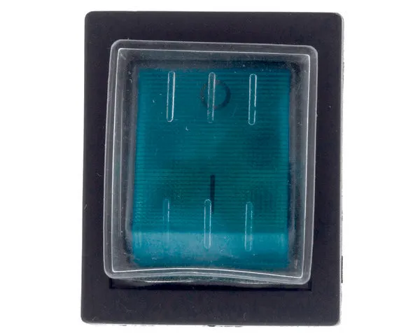 Interrupteur bipolaire four vert 29x35mm.
