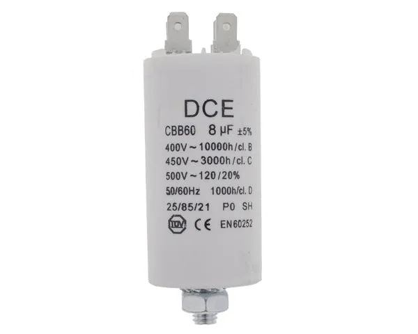 Condensateur travail 8,0 µF 450 V