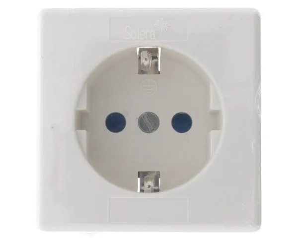 Base de surface Schuko blanche 16A 250V | AS07101