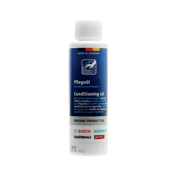 Huile de nettoyage pour acier inoxydable pour appareils électroménagers Bosch 311945