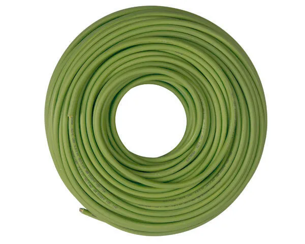 Câble sans halogène vert 5x1,5 mm. 1 m