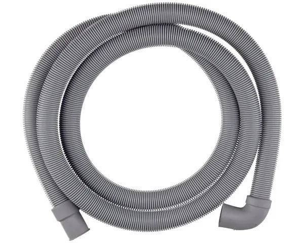 Tuyau d'évacuation embouts 90/180° 22x22x2000mm.