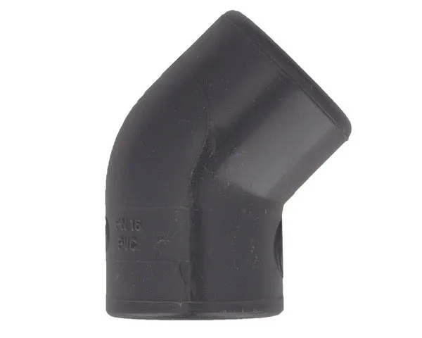 Coude 45° pour tube rigide ø 20 mm.