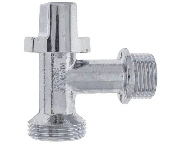 Robinet universel pour lave-linge 90º chromé