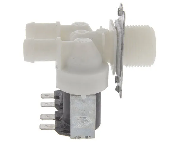 Soupape de lave-linge 2 voies 180° sortie 14 mm