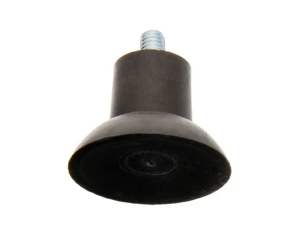Pied ventouse axe 8 mm. hauteur 33 mm.