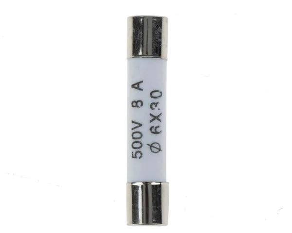 Fusible pour four à micro-ondes 8,0 A ø6 x 30 mm.